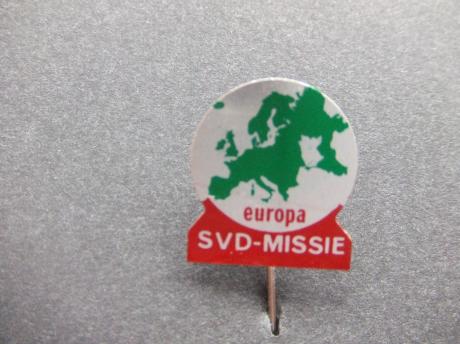 SVD Societas Verbi Divini(Missionarissen van Steyl)Europa gezelschap van het Goddelijke Woord rood blauw